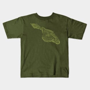 Santa Catalina Island (green) Kids T-Shirt